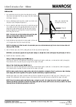 Preview for 5 page of Manrose FAN0090 Installation Instructions Manual