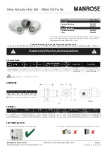 Preview for 1 page of Manrose FAN5369 Installation Instructions Manual