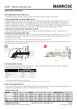 Preview for 2 page of Manrose FAN7180 Manual