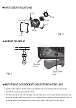 Preview for 3 page of Manrose MRUF150WH Installation And Wiring Instructions