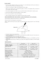 Предварительный просмотр 2 страницы Manson Engineering Industrial SPA-8150 User Manual