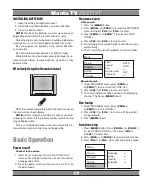 Preview for 17 page of Manta 2927TXT User Manual