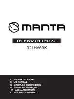 Preview for 1 page of Manta 32LHA69K User Manual