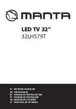 Preview for 1 page of Manta 32LHS79T User Manual