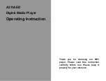 Preview for 1 page of Manta A311AED Operating Instructions Manual