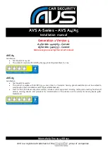 Preview for 1 page of Manta AVS 4401765 Installation Manual