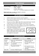 Preview for 27 page of Manta BBX003 User Manual