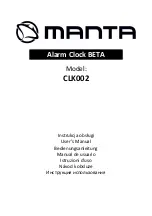 Manta CLK002 User Manual preview