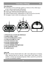 Preview for 2 page of Manta CLK012 User Manual