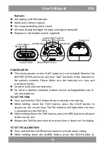 Preview for 6 page of Manta CLK012 User Manual