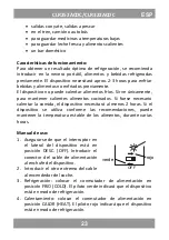 Preview for 23 page of Manta CLR252ACDC User Manual