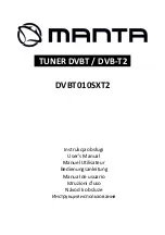 Manta DVBT010SXT2 User Manual preview