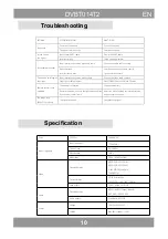 Предварительный просмотр 10 страницы Manta DVBT014T2 User Manual