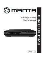 Manta DVBT03 User Manual preview