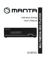 Preview for 1 page of Manta DVBT05 User Manual