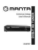 Preview for 1 page of Manta DVBT07 User Manual