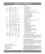 Предварительный просмотр 47 страницы Manta DVD058 User Manual