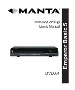 Предварительный просмотр 1 страницы Manta DVD064 User Manual