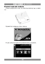 Предварительный просмотр 10 страницы Manta Easy Rider GPS-050 User Manual