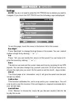 Предварительный просмотр 17 страницы Manta Easy Rider GPS-070 User Manual