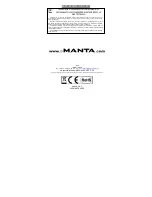 Preview for 34 page of Manta Easy Rider GPS510 User Manual