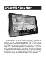 Предварительный просмотр 2 страницы Manta Easy Rider GPS510MSX User Manual