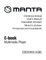 Manta EBOOK02 User Manual preview