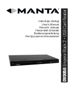 Manta Emperor Black 2 DVD050 User Manual preview