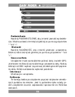 Preview for 11 page of Manta GPS070MST Easy Rider User Manual