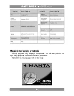 Preview for 8 page of Manta GPS710MSX User Manual