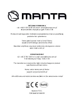 Preview for 24 page of Manta HBL931 User Manual