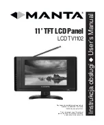 Preview for 1 page of Manta LCD TV1102 User Manual