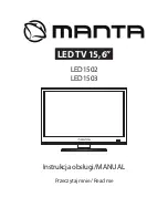 Manta LED1502 Manual preview