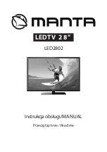 Manta LED2802 Manual preview