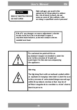 Preview for 34 page of Manta LED94801S User Manual