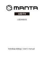 Preview for 1 page of Manta LED9500S User Manual