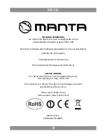 Preview for 8 page of Manta MA426 User Manual