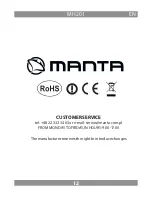 Preview for 12 page of Manta MH201 User Manual