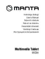 Manta MID04 User Manual предпросмотр