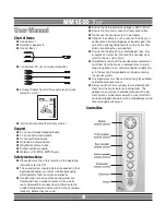 Предварительный просмотр 8 страницы Manta MM1500 Thor User Manual