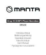 Предварительный просмотр 1 страницы Manta MM209 User Manual