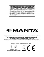 Preview for 36 page of Manta MM263 User Manual