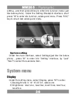 Предварительный просмотр 36 страницы Manta MM265 Panoramic User Manual