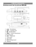 Предварительный просмотр 17 страницы Manta MM266 User Manual