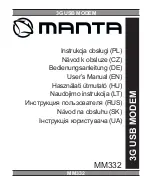 Manta MM332 User Manual preview