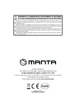 Preview for 12 page of Manta MM334 User Manual