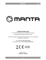 Предварительный просмотр 5 страницы Manta MM337 User Manual