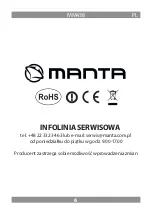 Предварительный просмотр 6 страницы Manta MM438 User Manual