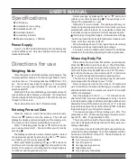 Preview for 11 page of Manta MM443 User Manual