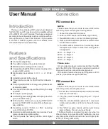 Предварительный просмотр 6 страницы Manta MM627 User Manual